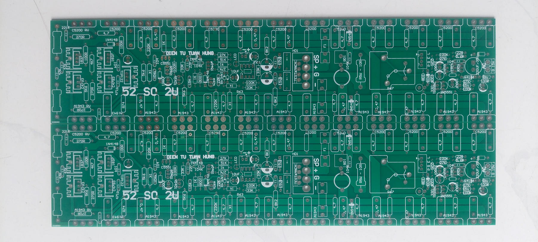 PCB MẠCH CÔNG SUẤT 52 SÒ