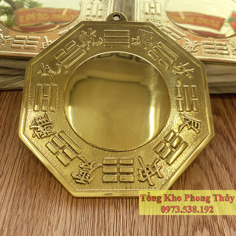 Gương Bát Quái Đồng nguyên chất cầu Lồi