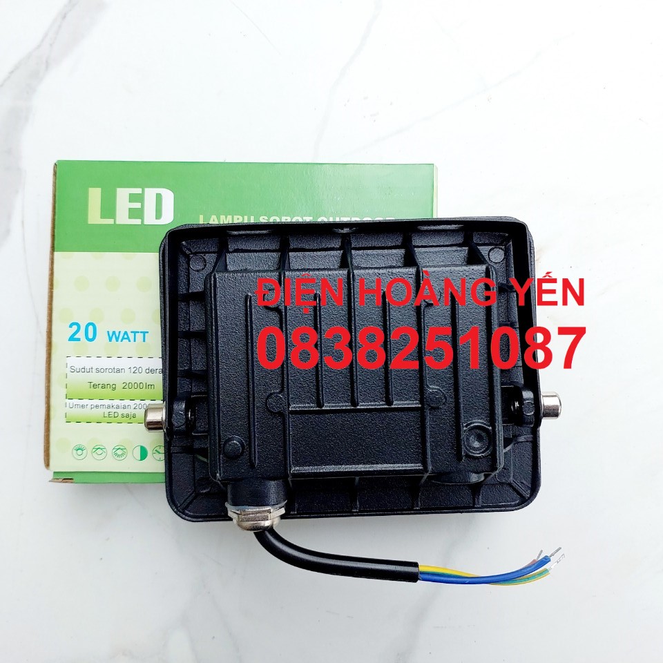 Đèn pha led 20W chiếu sáng ngoài trời sân vườn