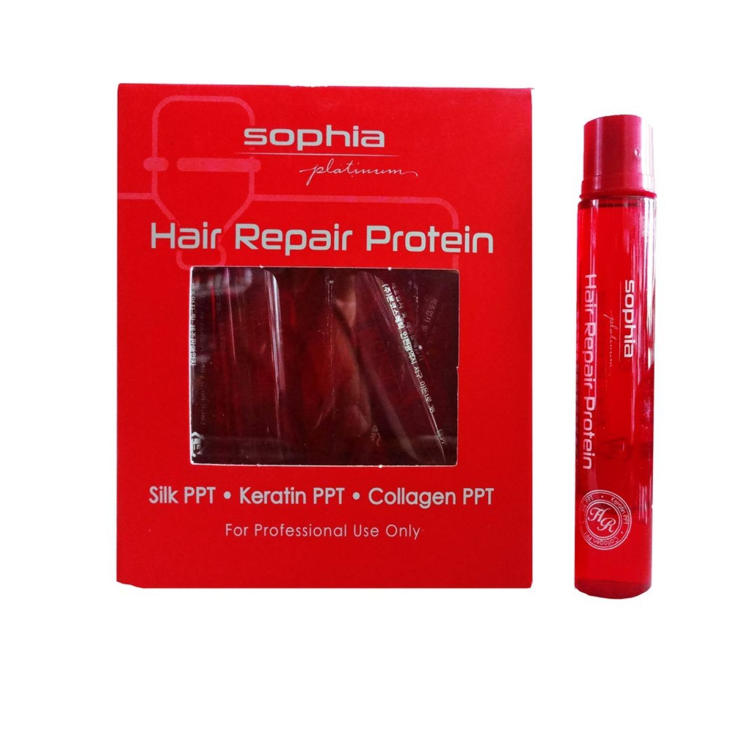 Protein phục hồi tóc hư, na't - Sophia Platium 10 ống/hộp