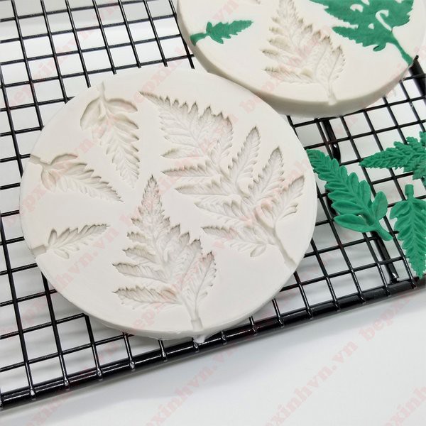 Khuôn Silicon 4d Lá Dương Xỉ đẹp