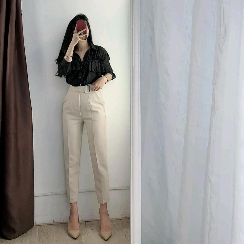 QUẦN TÂY NỮ ĐAI VUÔNG CÚC LỆCH