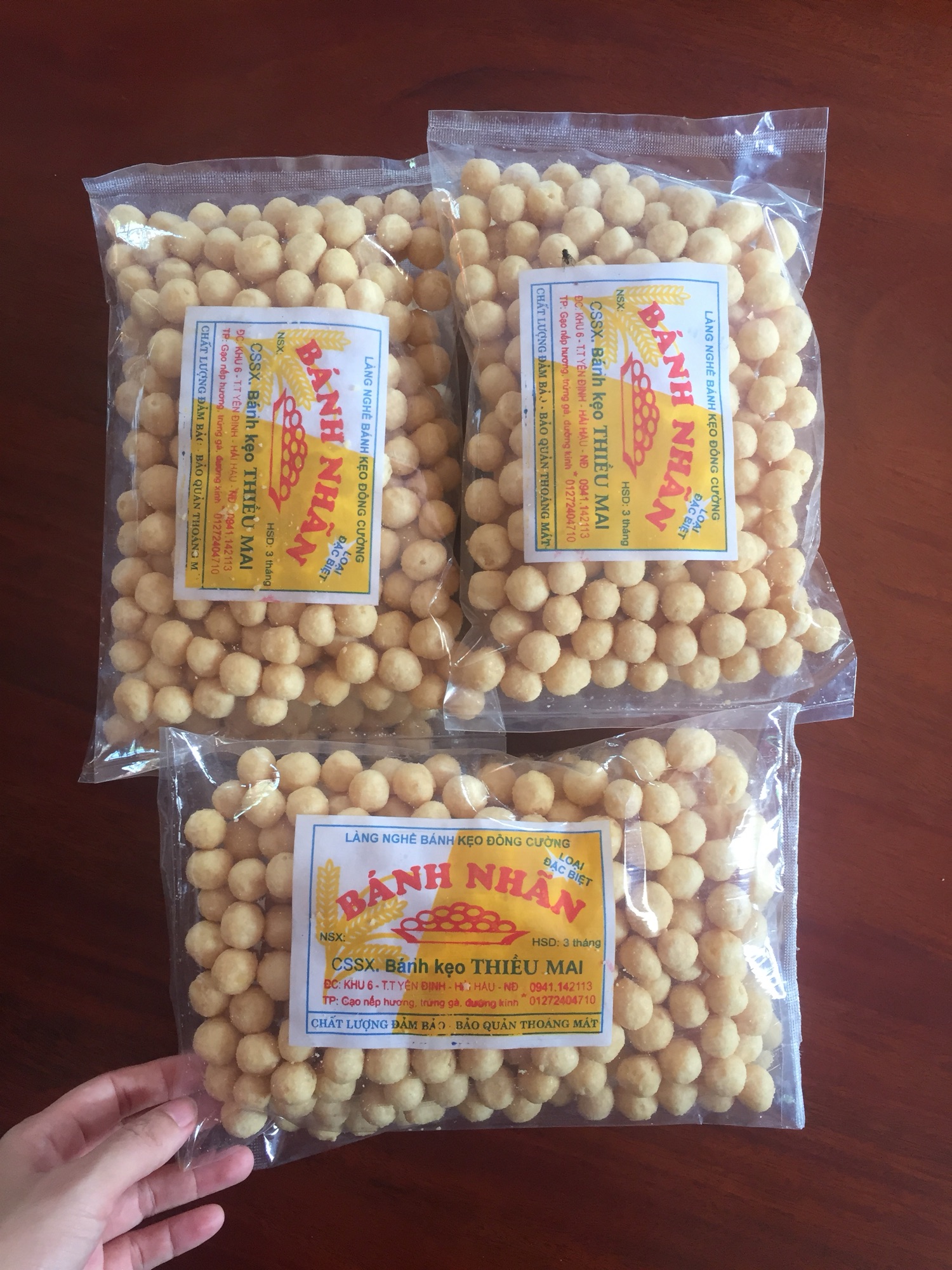 Combo 6 gói bánh nhãn Hải Hậu thơm ngon