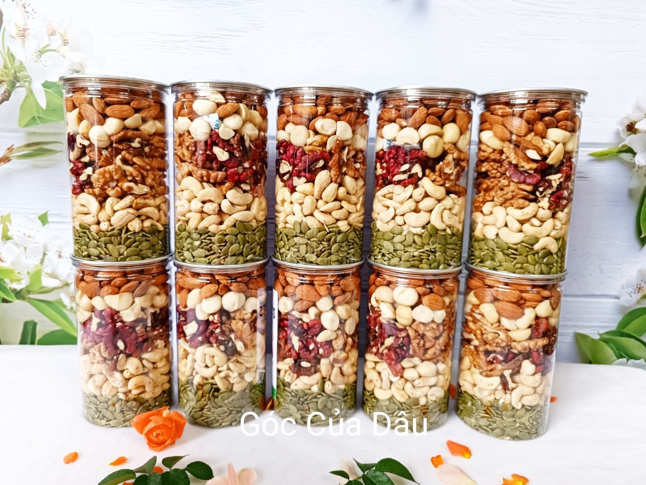 500g Mix Hạt Dinh Dưỡng (Hạnh Nhân, Macca, Điều....)