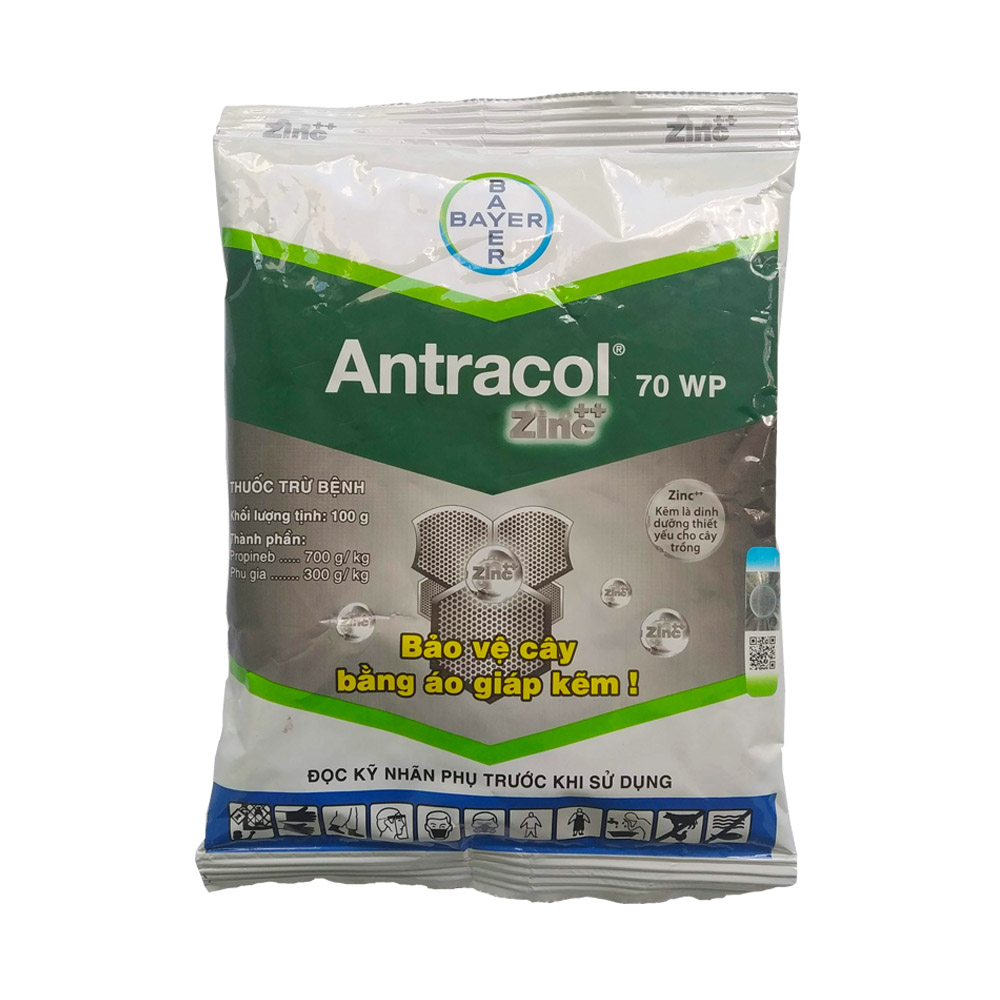 Chế Phẩm Trừ Nấm Bệnh Antracol Gói 100 Gram