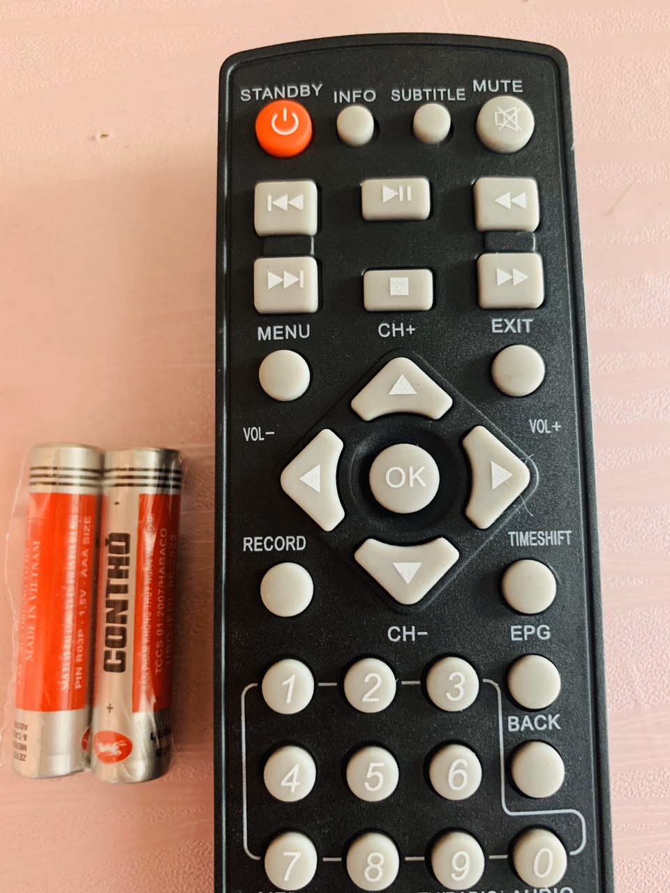 [HCM]Điều khiển đầu kĩ thuật số DVB tctek 377 xin