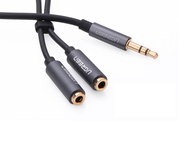 Cáp chia Audio 1 ra 2 chuẩn 3.5mm UG-10532