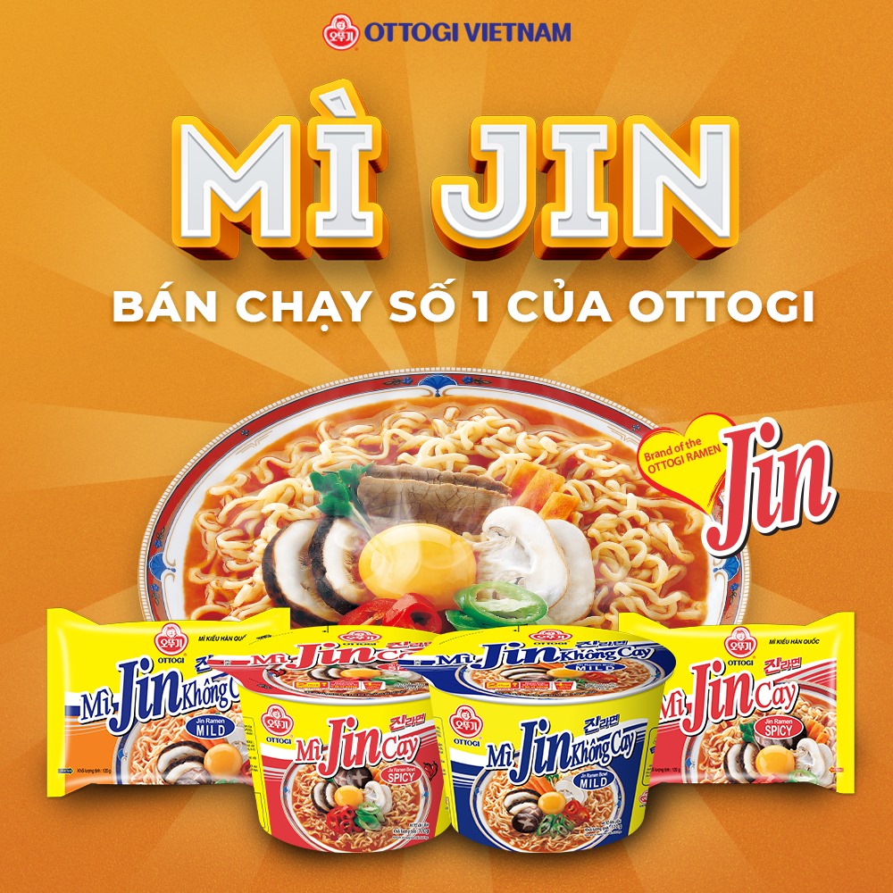 Mì ly ăn liền - Mì Ly Jin cay 62g