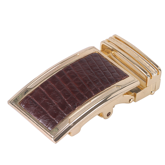 Multi-Color 4p crocodile pattern leather zipper slider