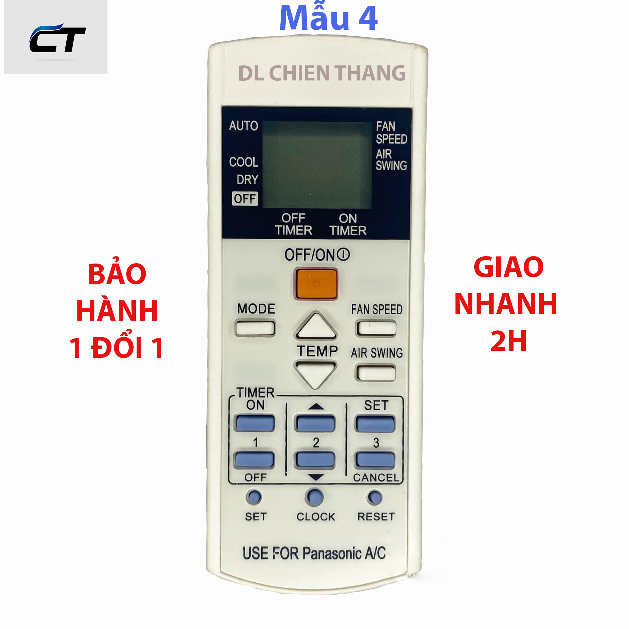 Remote dành cho máy lạnh Panasonic chọn mẫu