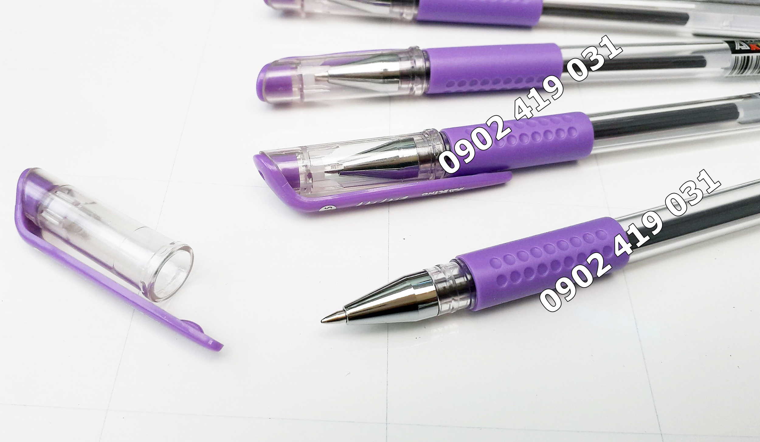 [HCM]Hộp 12 Bút Mực Tím ODEMEI - K009 [ Bút Gel mực nước ]