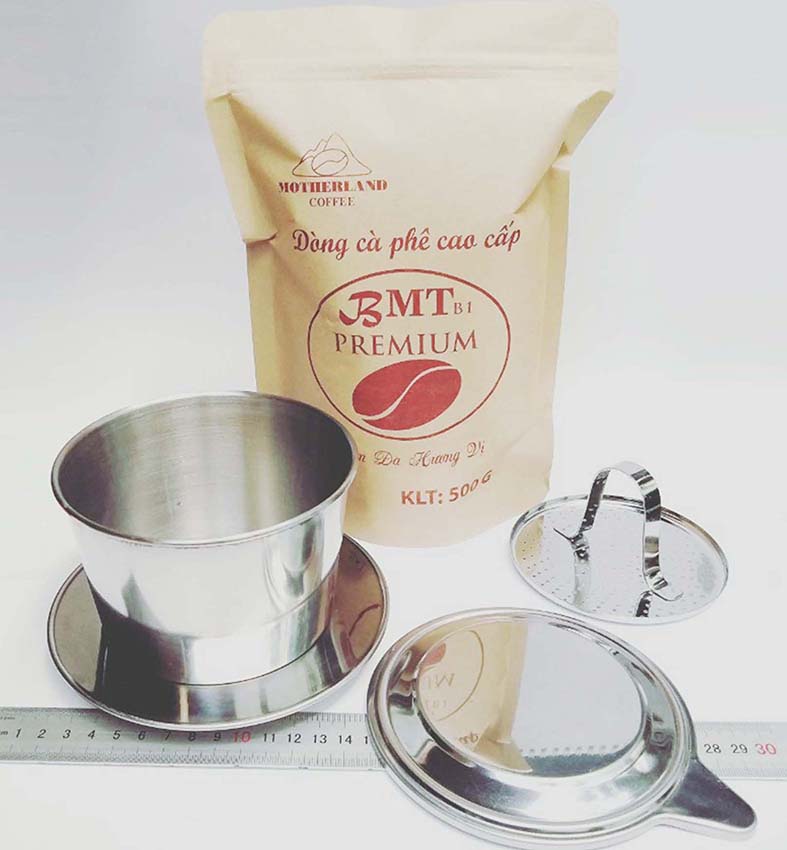 Phin 11 gài - 2 Phin Cà Phê Lớn Chất liệu Inox Thép Không Gỉ Pha 5 đến 6 Người Uống