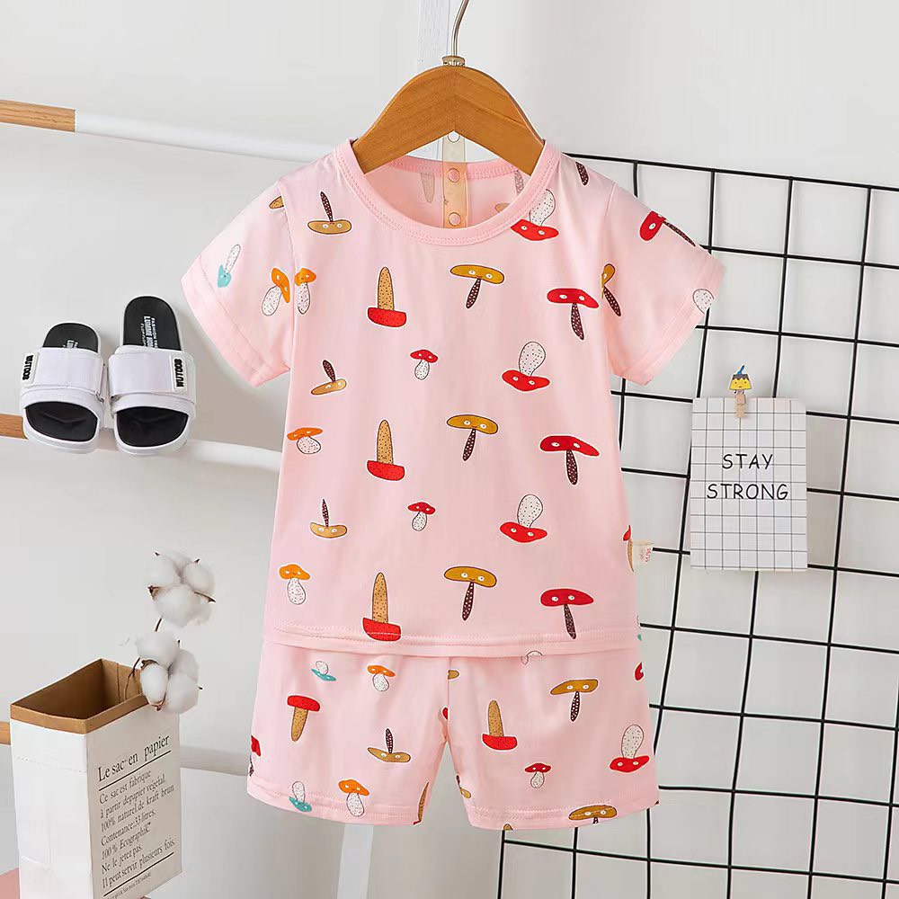 bộ cộc tay bé gái xuất Hàn siêu dễ thương