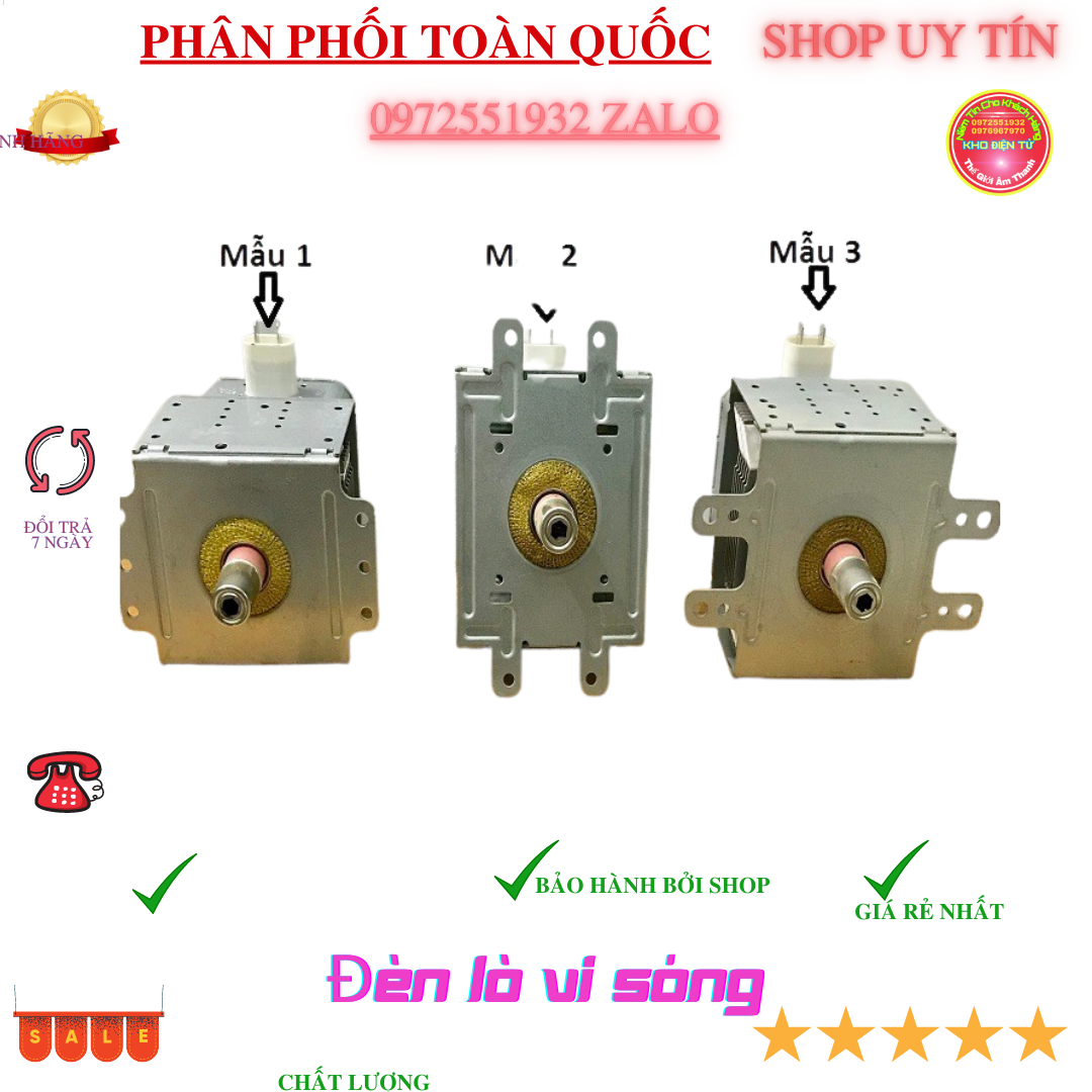 Đèn lò vi sóng -đèn magnetron- súng lò vi sóng