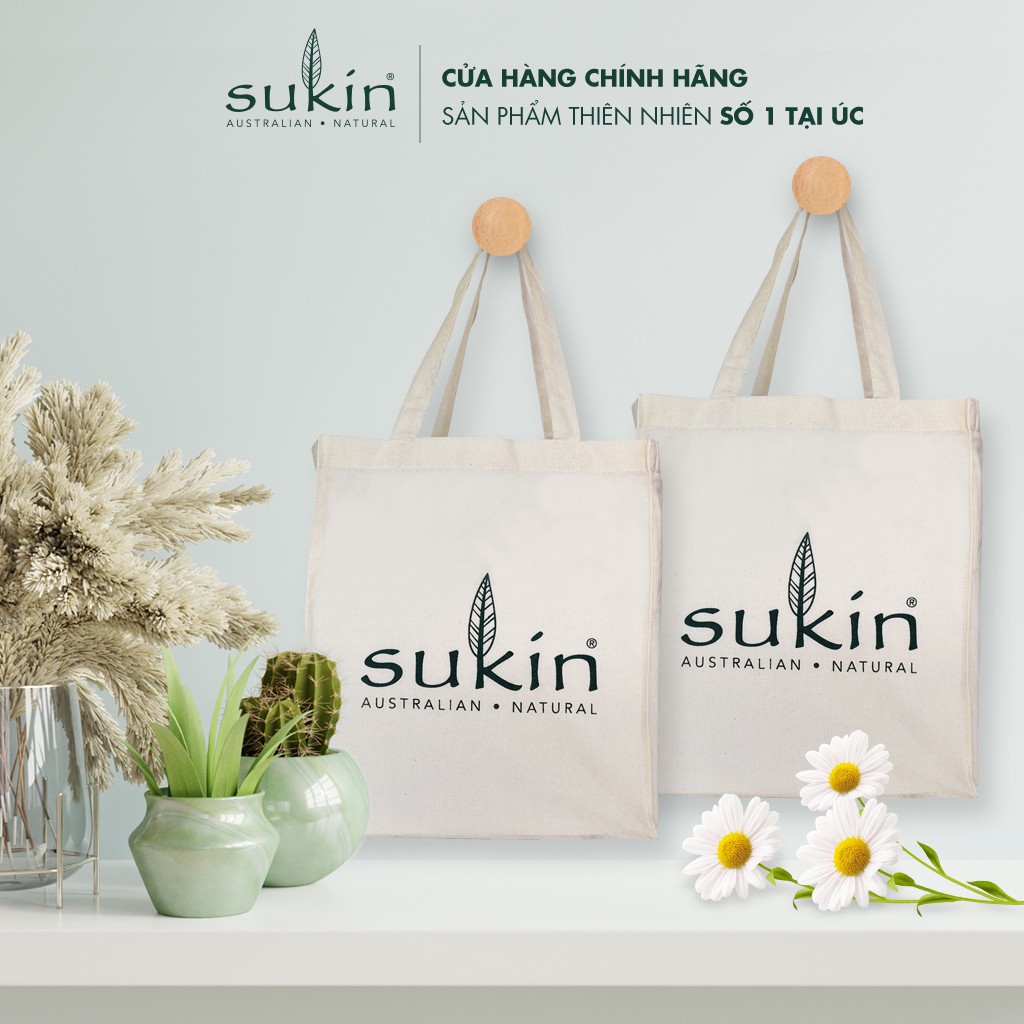 [HB GIFT] Túi Vải Tiện Lợi Sukin Branded Tote Bag