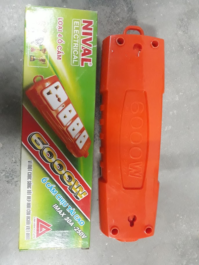 Ổ cắm chịu tải Nival 6000W(loại 4 ổ)