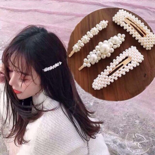 Set 4 Kẹp Tóc Hàn Quốc Xinh Xắn