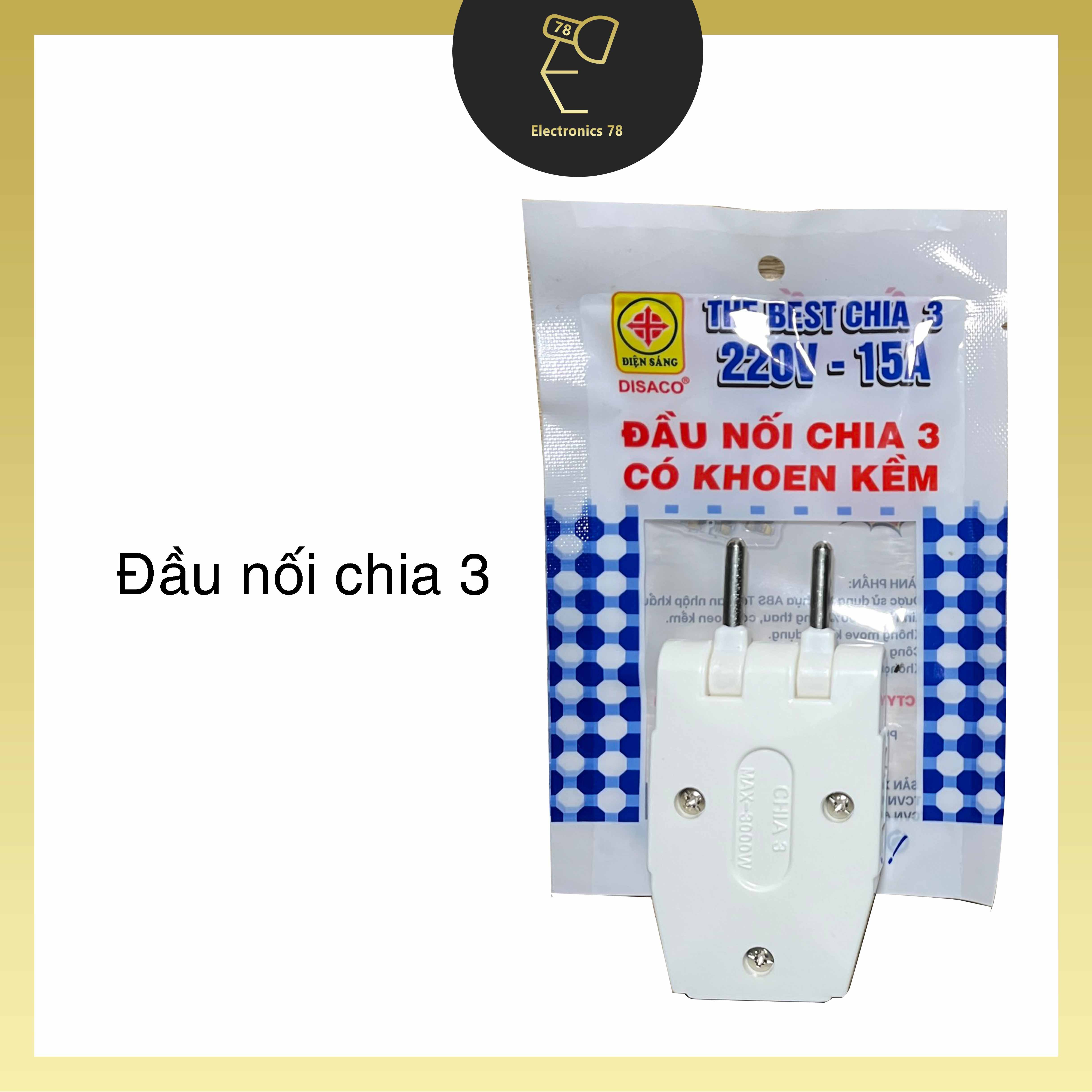 Phích cắm điện chia 3, chia 5 Điện Sáng
