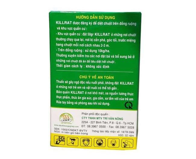 [HCM]Thuốc diệt chuột KILLRAT