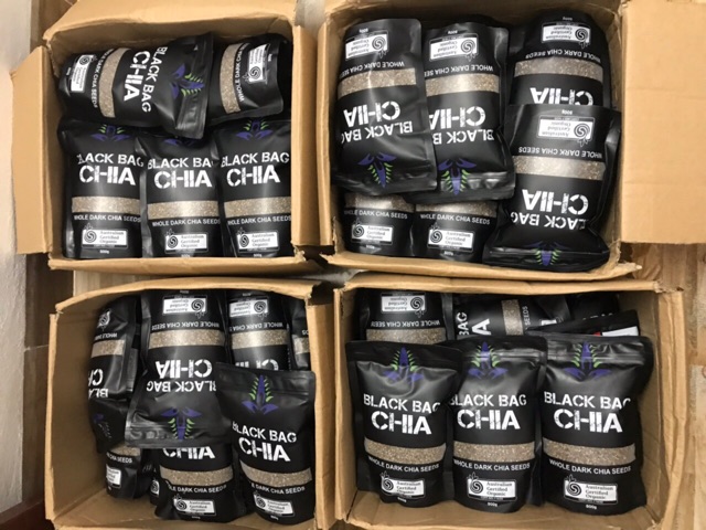 Hạt chia Black chia seeds Úc gói 500g