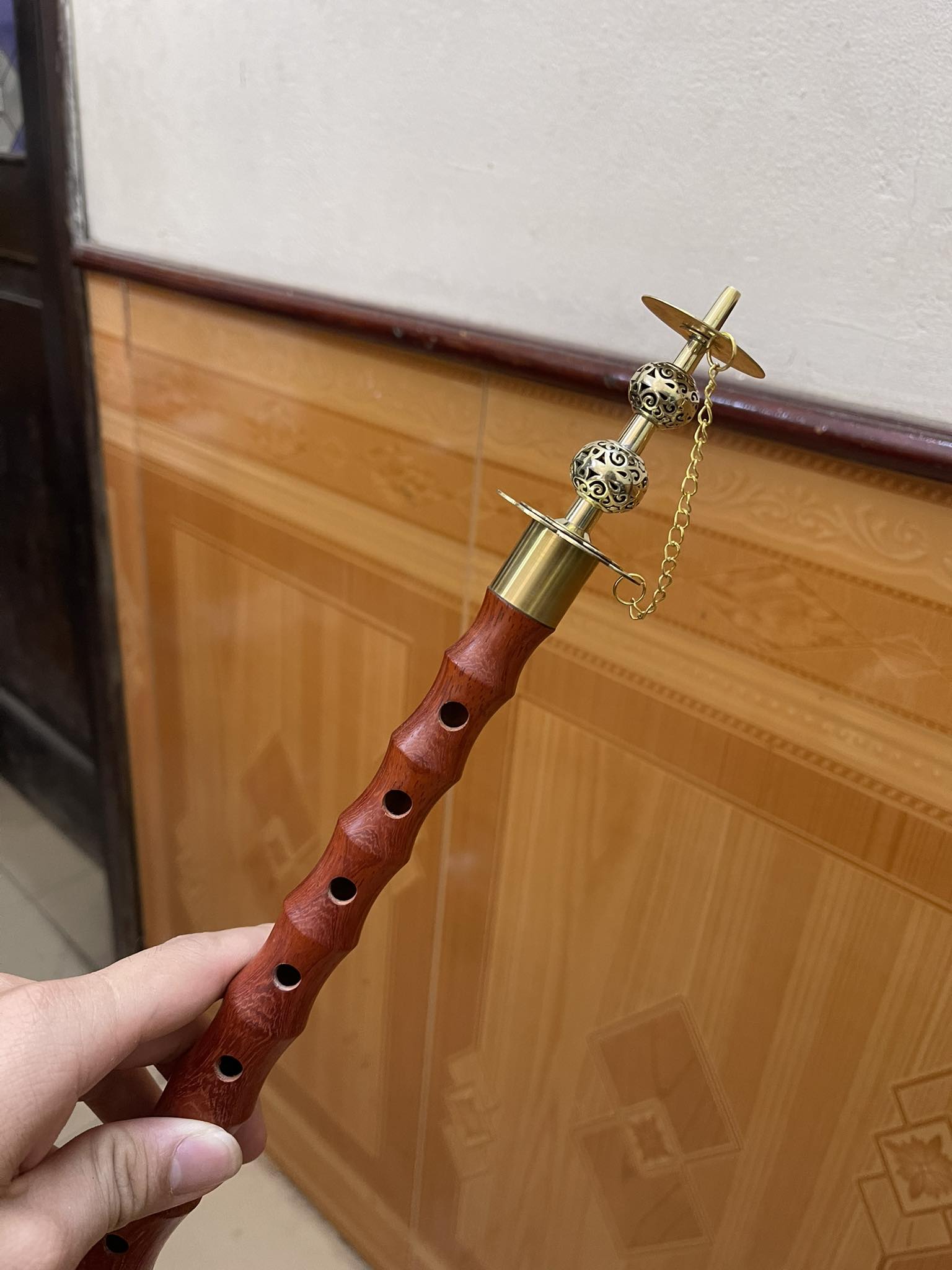 Kèn đám ma đám hiếu gỗ gụ đỏ