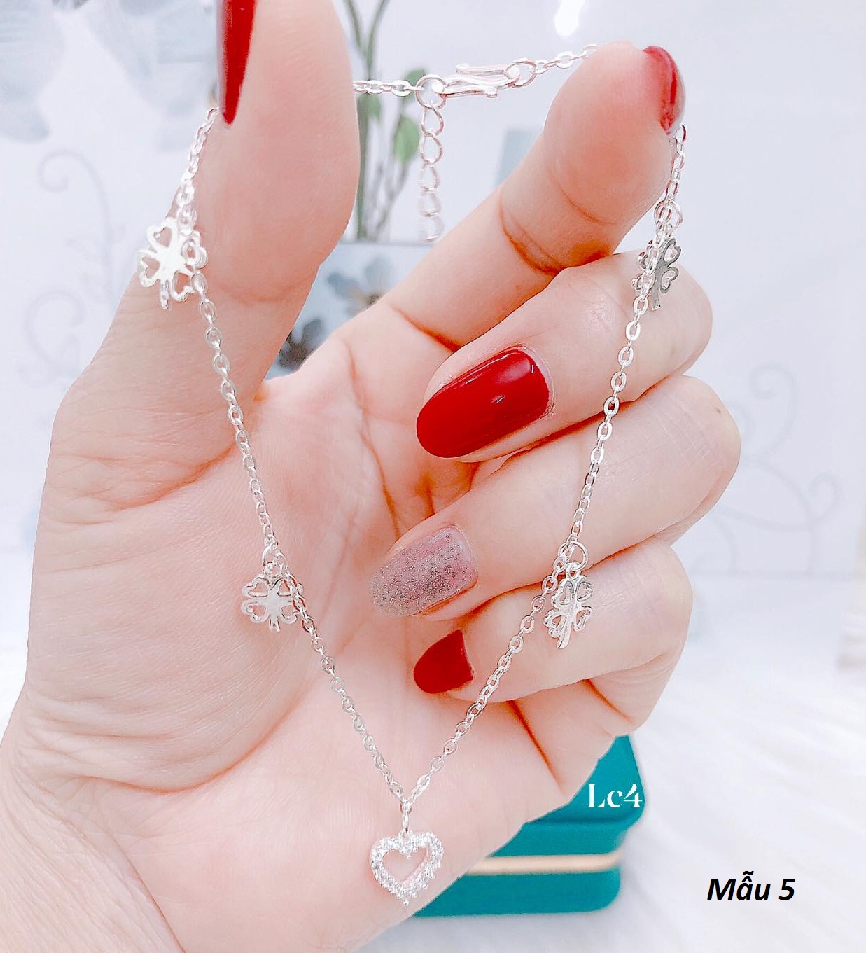 Lắc chân bạc ta các mẫu MS94