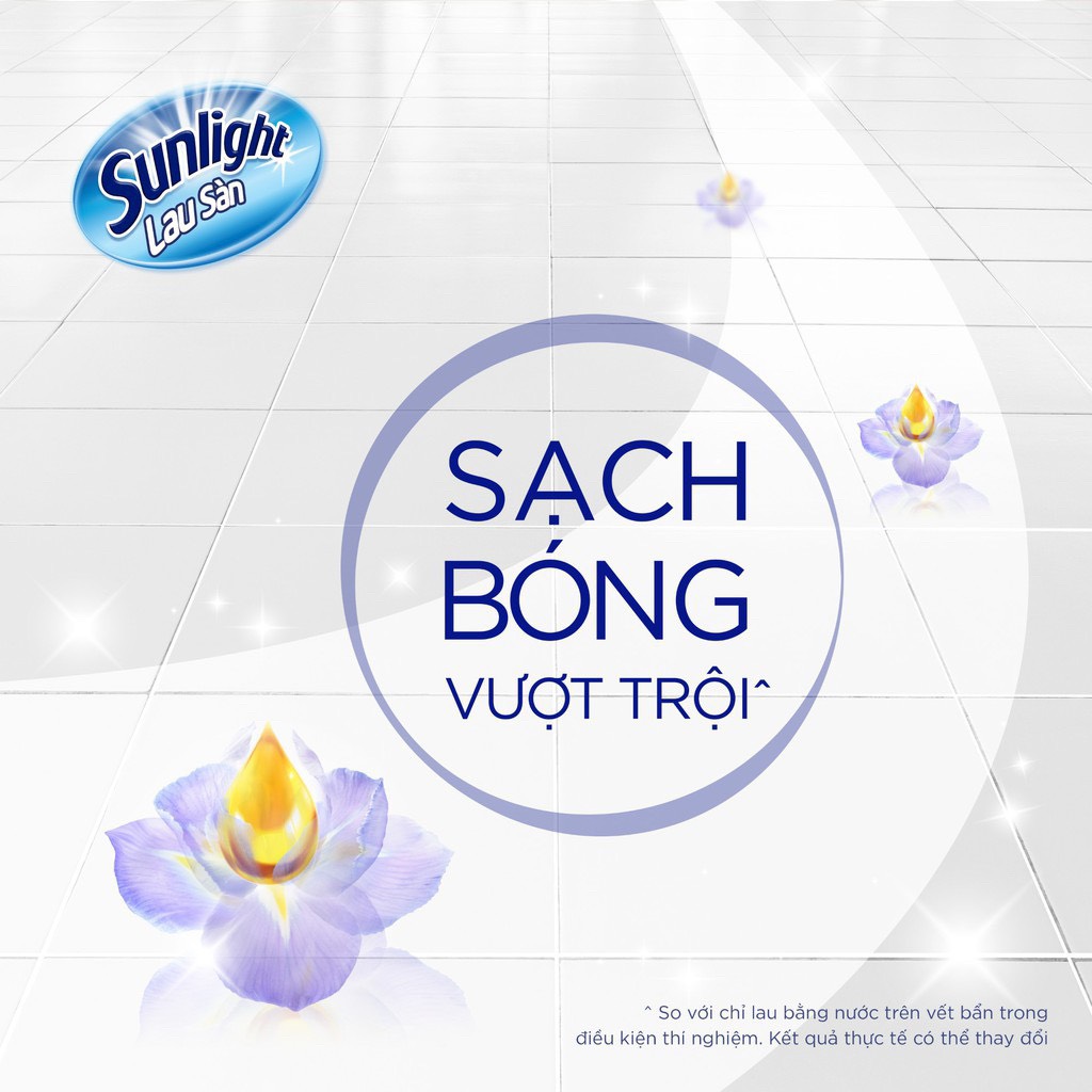 [HCM]Sunlight Lau Sàn Tinh Dầu Hoa Lily Can 3,6L (Hồng)