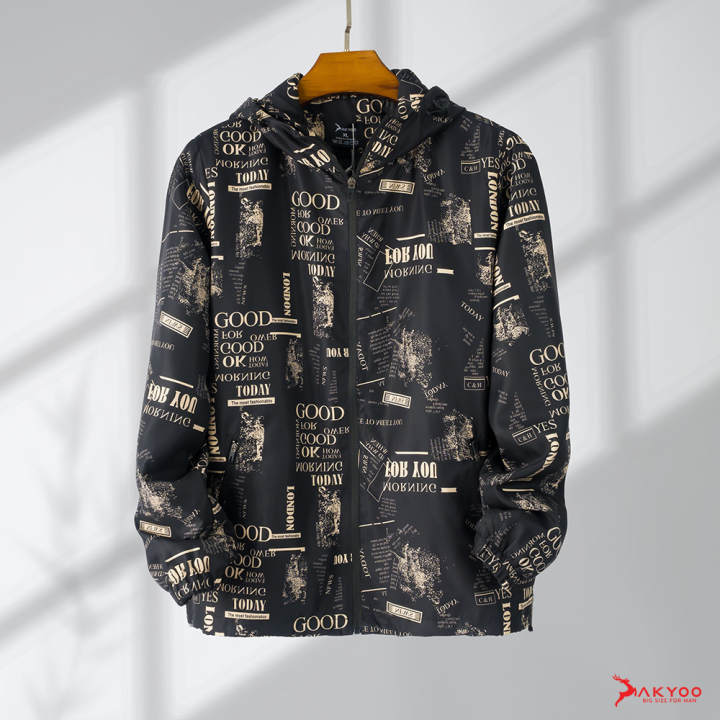 Áo Khoác Gió Bigsize AKYOO Nam 40-180kg Cao&hellip;