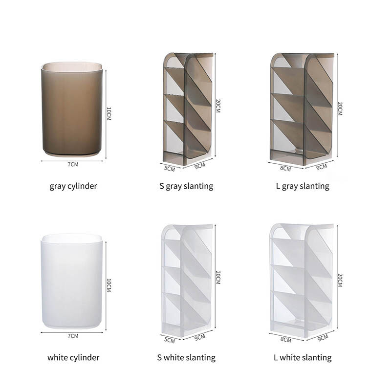 Xiên Cắm Bút Hộp Lưu Trữ Máy Tính Để Bàn Văn Phòng Sinh Viên Công Suất Lớn Đa Chức Năng Bút Văn Phòng Phẩm Trong Suốt Đơ