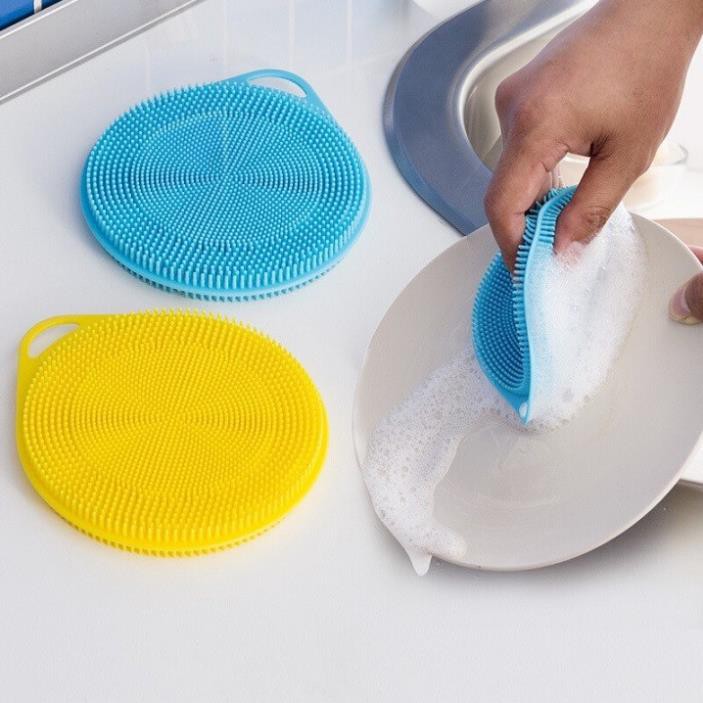 [HCM]Combo 2 miếng rửa chén Silicon thông minh