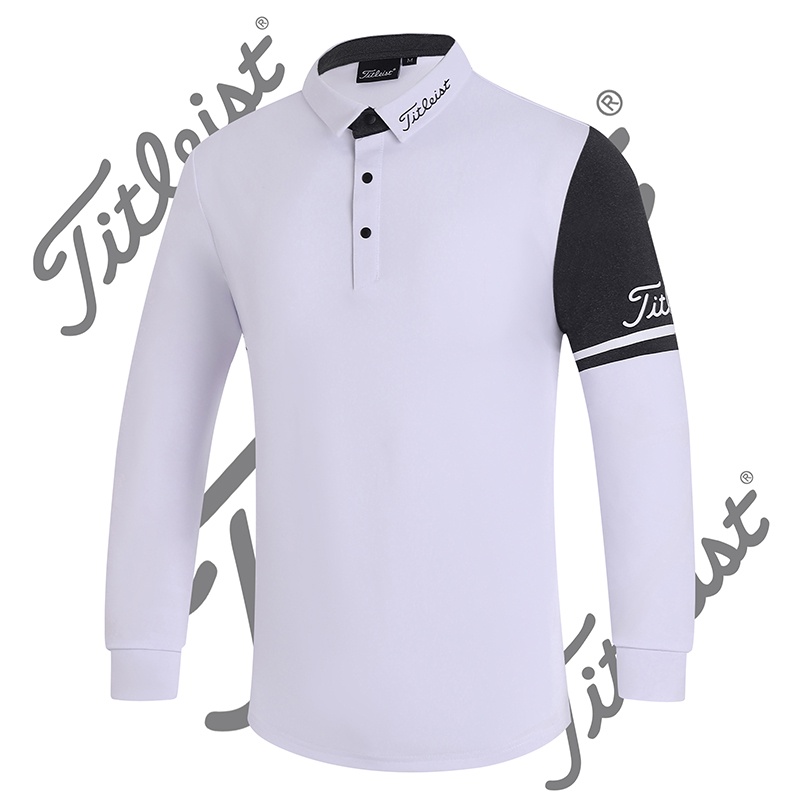 Titleist golf nam thể thao thu đông dài tay thoáng khí áo gt