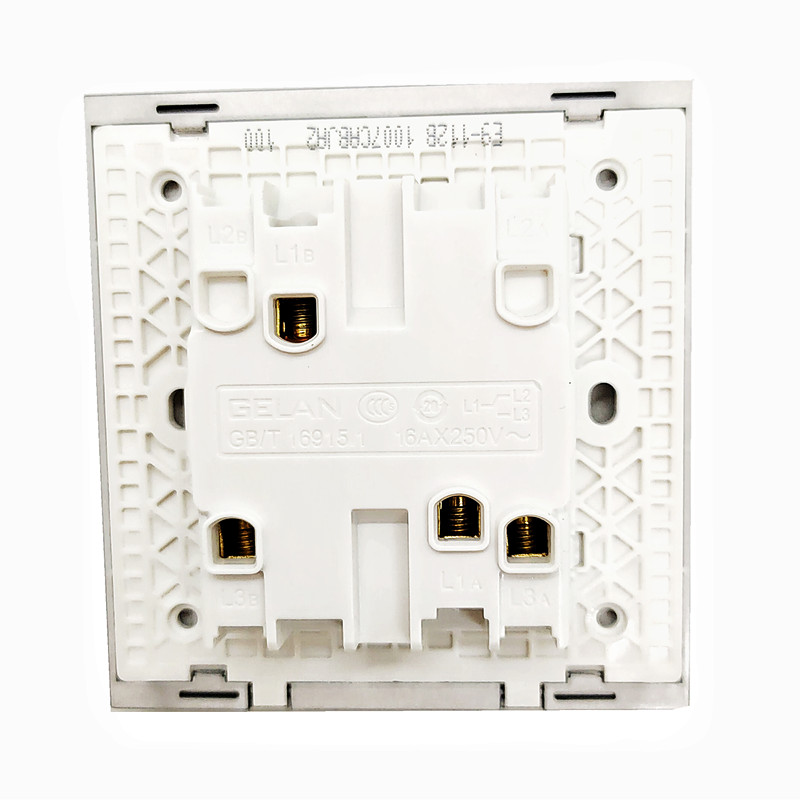 Bộ công tắc đôi 1 chiều/ 2 chiều/ 3 chiều 16AX Gelan