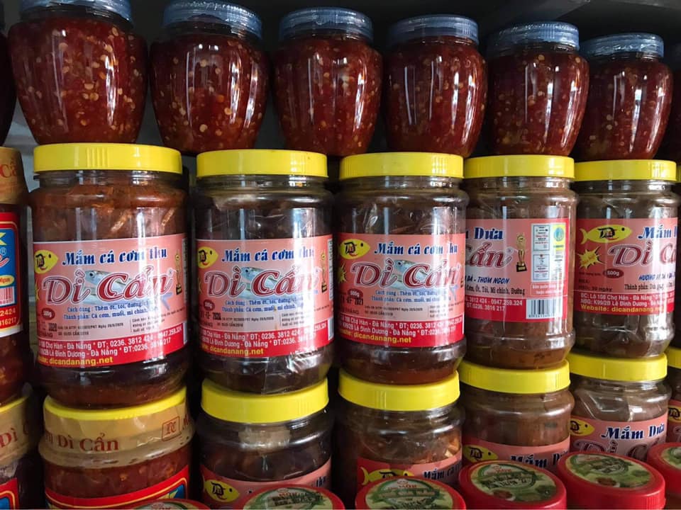 HCM - Mắm Cá Cơm Thu Dì Cẩn Đà Nẵng 500gam