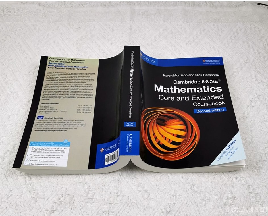 Sách Cambridge IGCSE Mathematics Core and Extended CourseBook&PracticeBook(2nd Edition 2018)