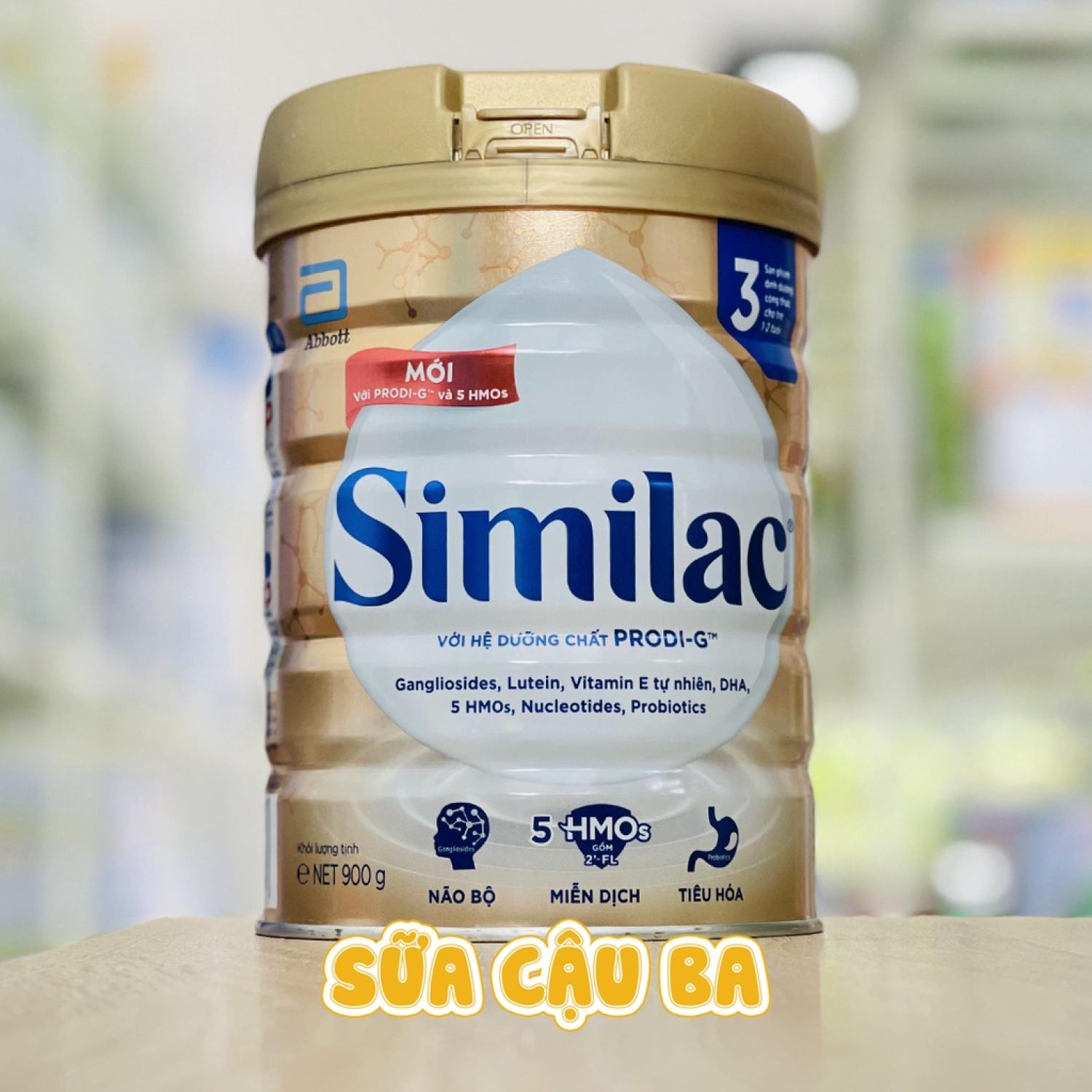 Sữa bột Similac 3 900g lon dành cho bé 1-2 tuổi