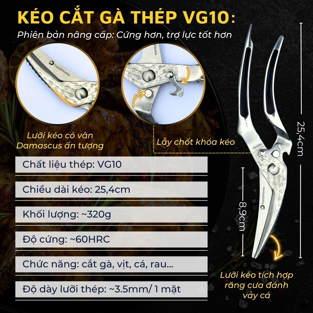 High-Quality Dandihome Chicken Shears