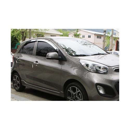 Vè mưa mạ crom xe Kia Morning 2008-2011