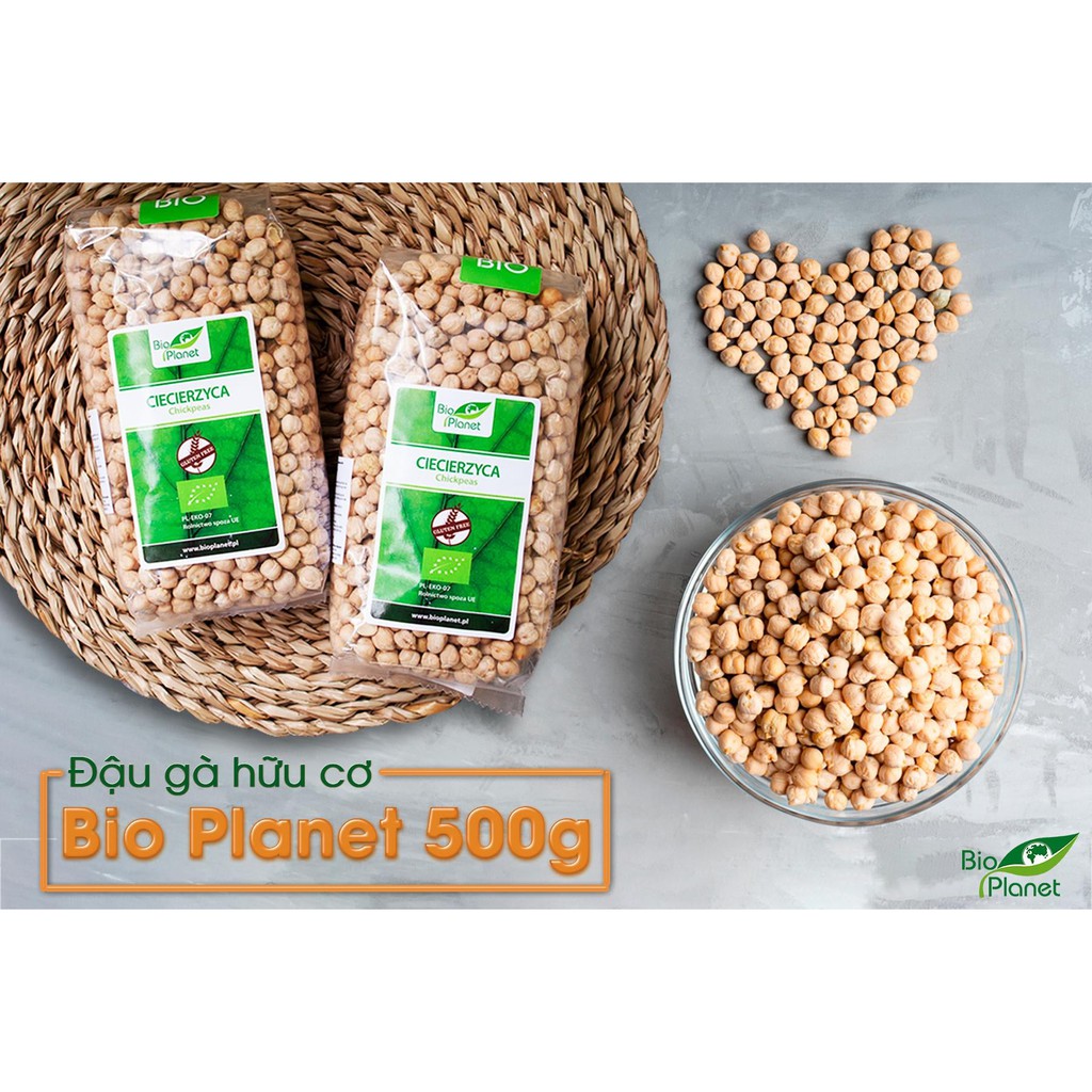 Đậu gà hữu cơ Bio Planet 500g - Leafhouse hcm