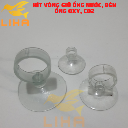 Hít Giữ Đèn, Ống Nước, Oxy, Co2 - Hít Cao Su Giữ Đèn Led Cho Bể Cá
