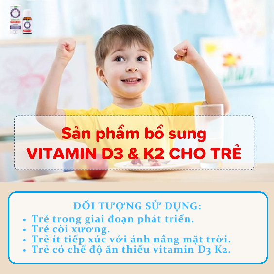 Bioamicus vitamin D3K2 nhập khẩu chính hãng Canada 10ml