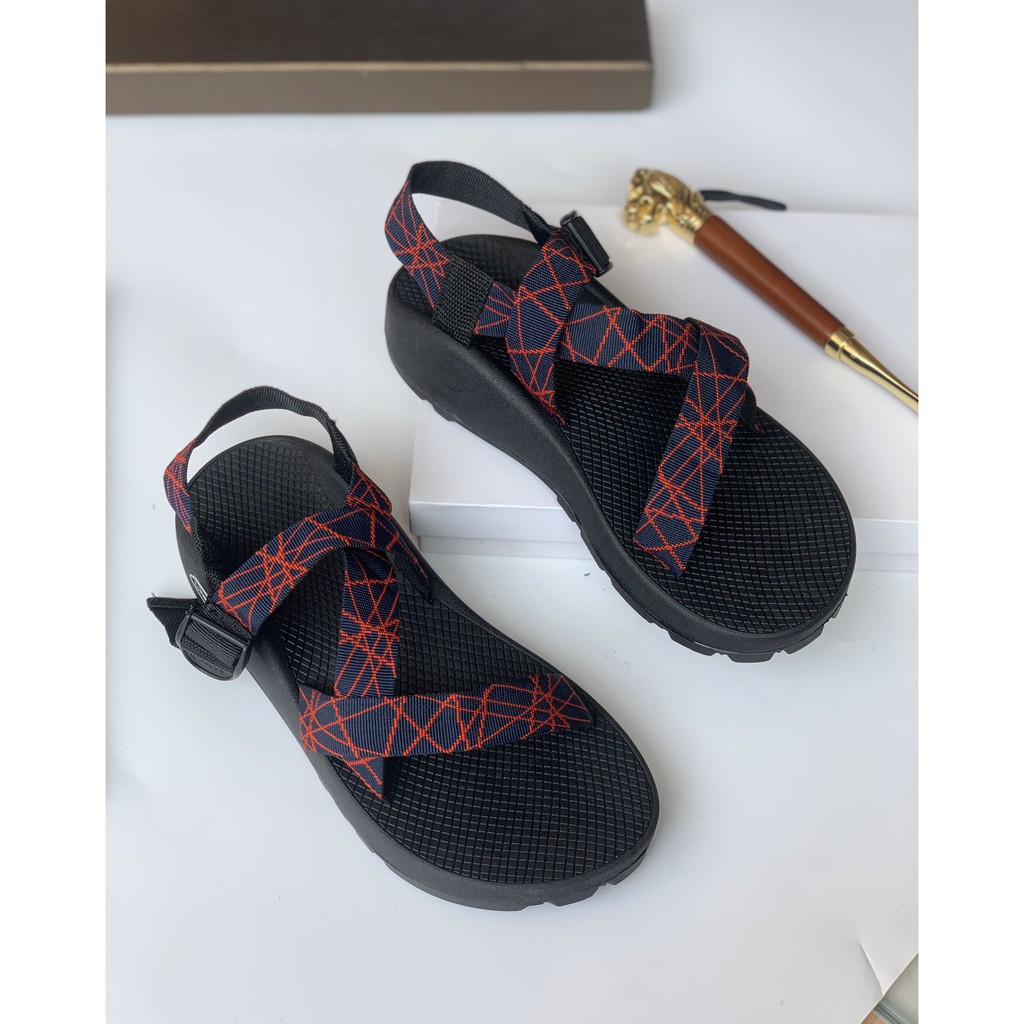 Sandal Nam Chacco Dây Đỏ , Đế Ếm Hot Hè thời trang đi êm chân dễ phối đồ
