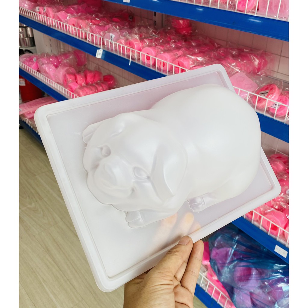 Khuôn rau câu con heo 15x12cm sử dụng đổ rau câu 3D, 4D