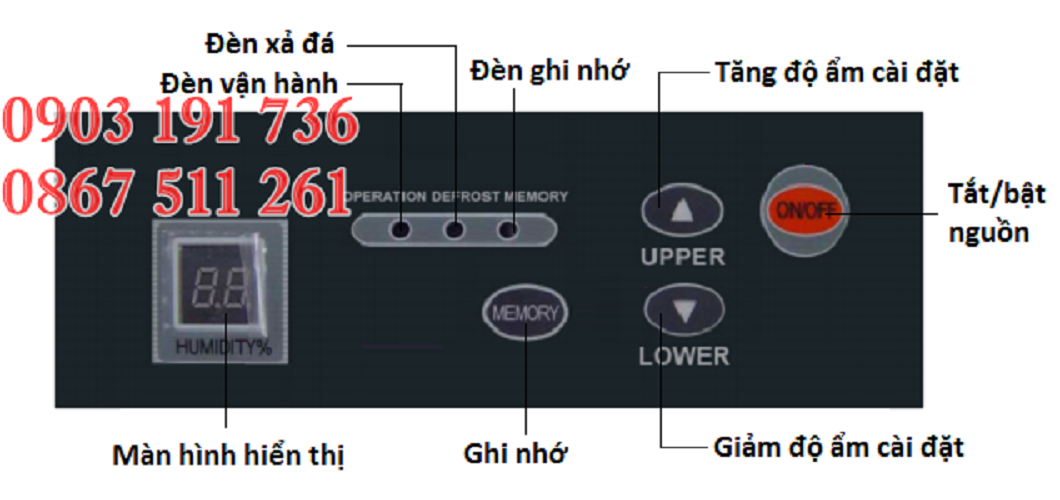 Máy hút ẩm HARISON -HD 192B Chất lượng cao