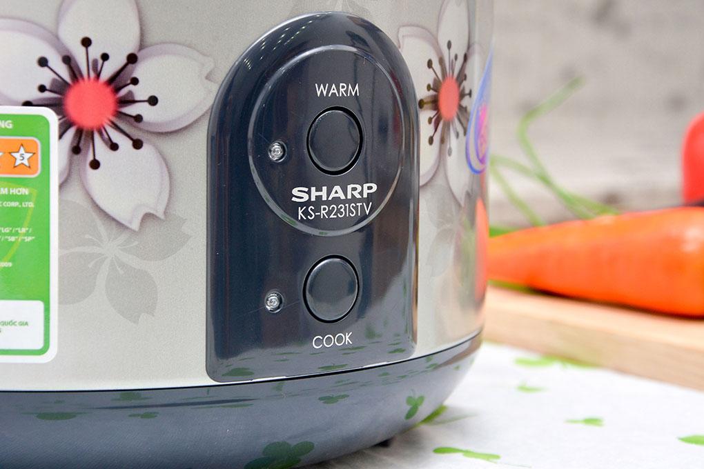 [HCM]Nồi cơm điện Sharp 2.2 lít KS-R231STV