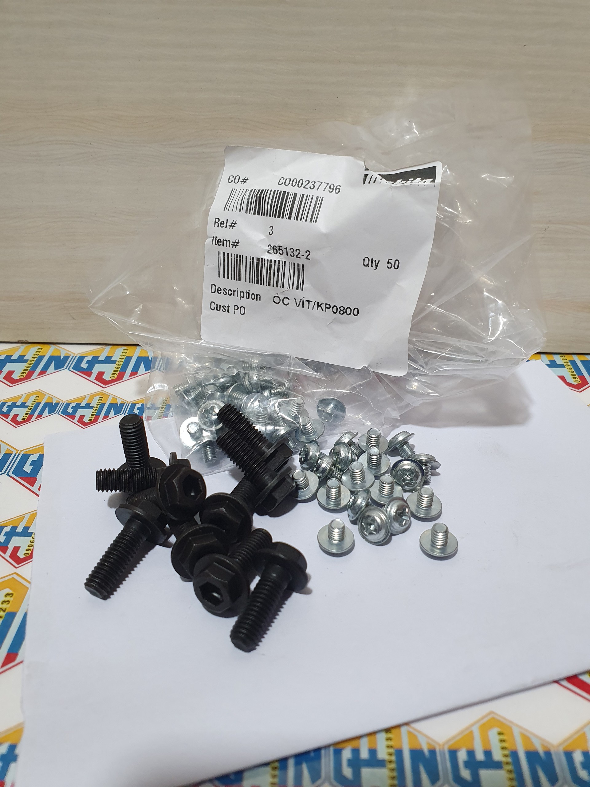 Ốc kẹp lưỡi bào và ốc ốp máy bào makita mt190 mt191 mt192 m1901b m1902b
