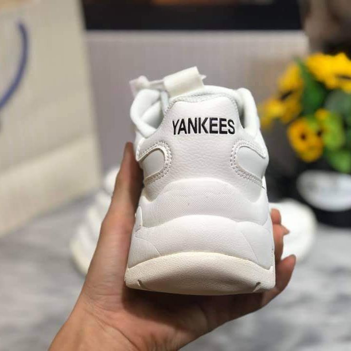 Giày Sneaker MLB chữ NY đế nâu ( Full box)