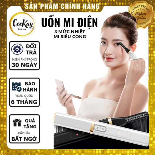 Máy uốn mi nhiệt siêu cong và cong lâu gấp 10 lần kẹp uốn mi thông thường, - kiểu máy Uốn mi siêu nhanh, kẹp uốn mi, chuốt mi điện, chuốt mi nhiệt