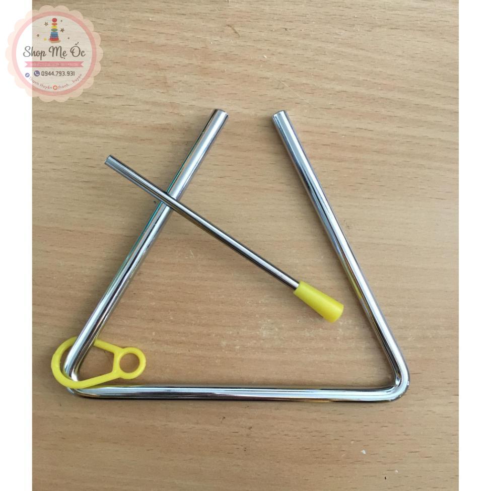 Kẻng tam giác, nhạc cụ gõ cho bé, nhạc cụ TRIANGLE (góc âm nhạc)