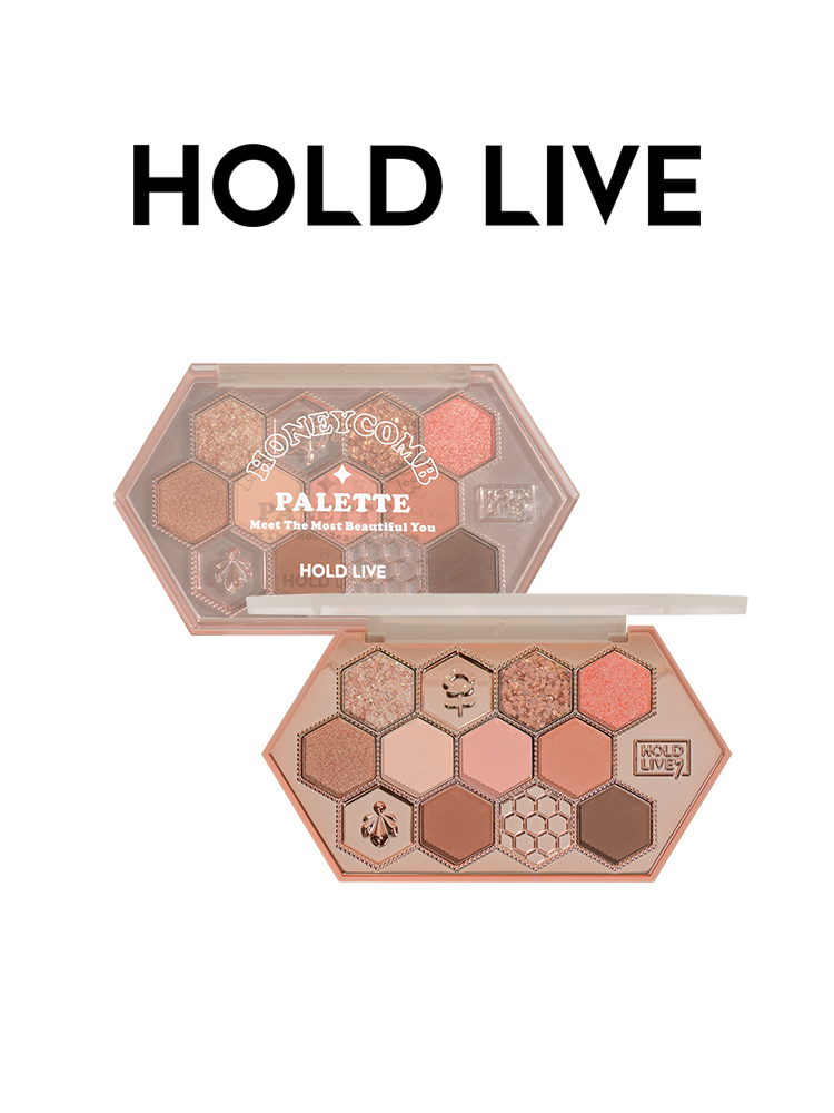 Hold Live 2022  Bảng phấn mắt 12 màu Hold Live HoneyComb tổ ong dòng cao