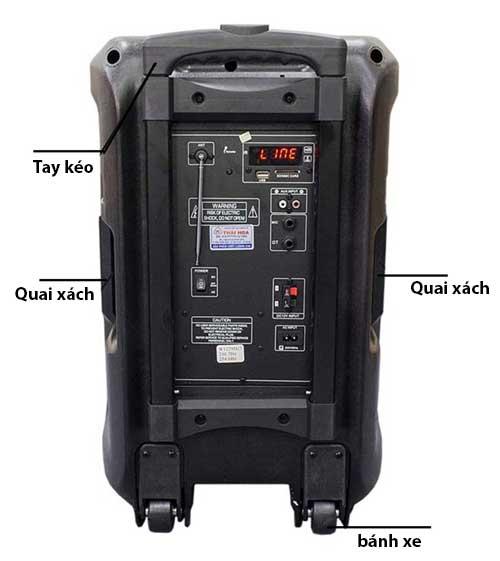 [HCM]Loa kéo Bluetooth RONAMAX T12 (3 Tấc) - Model 2019 CỰC HAY